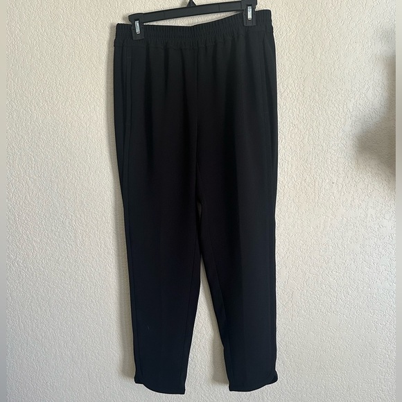 J. Crew Reese Crepe Joggers size 6 Black - Picture 4 of 9